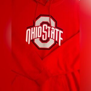 Ohio State University Arch & Logo Hoodie Sweatshirt Mens Big Tall‎ 4XT Buckeyes